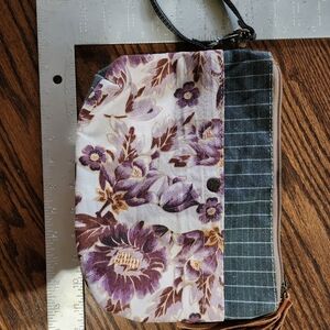 Myra Floral and Plaid Women's Clutch